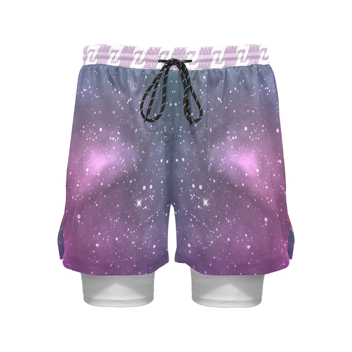 Zen Shorts with Liner - Galaxy