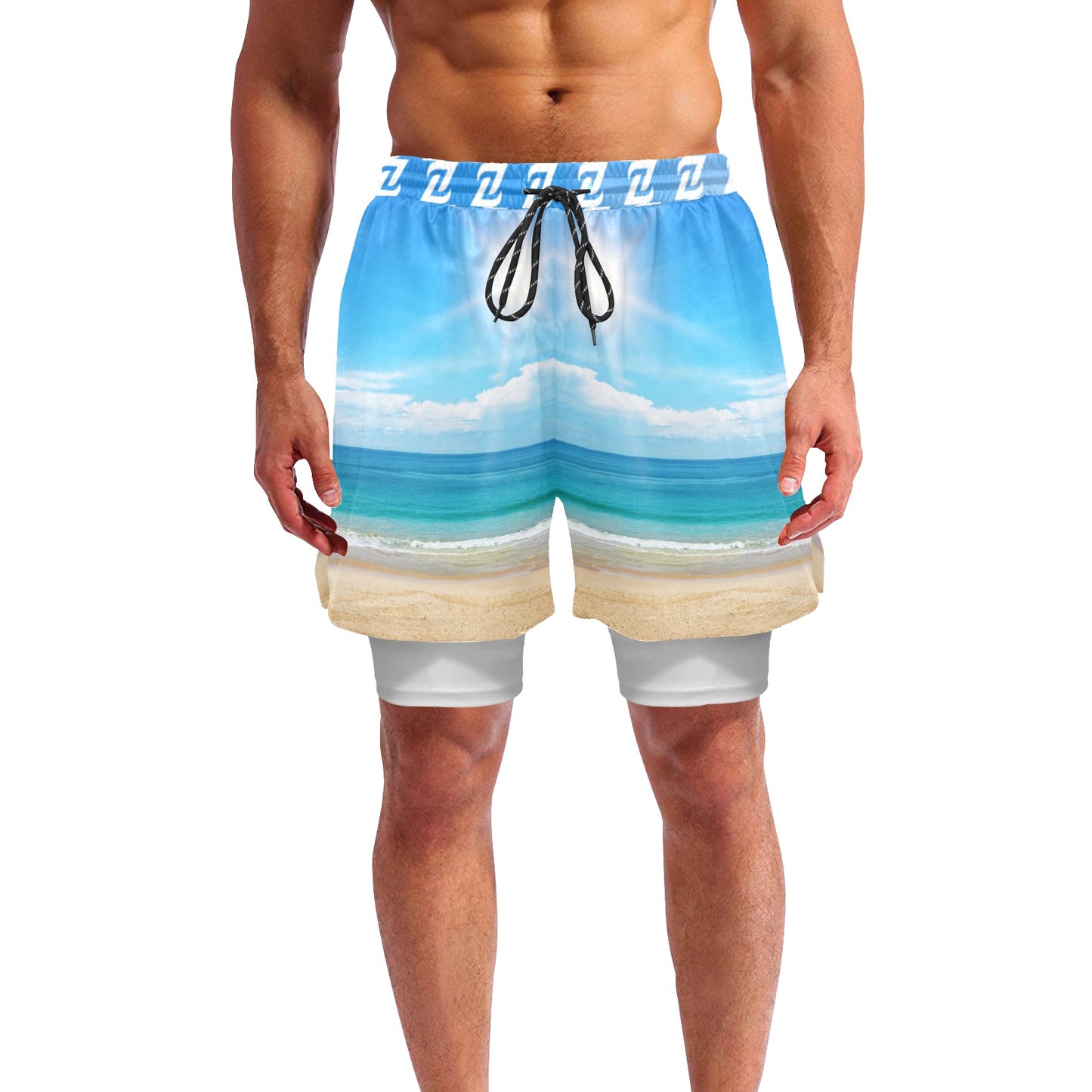 Zen Shorts with Liner - Beach