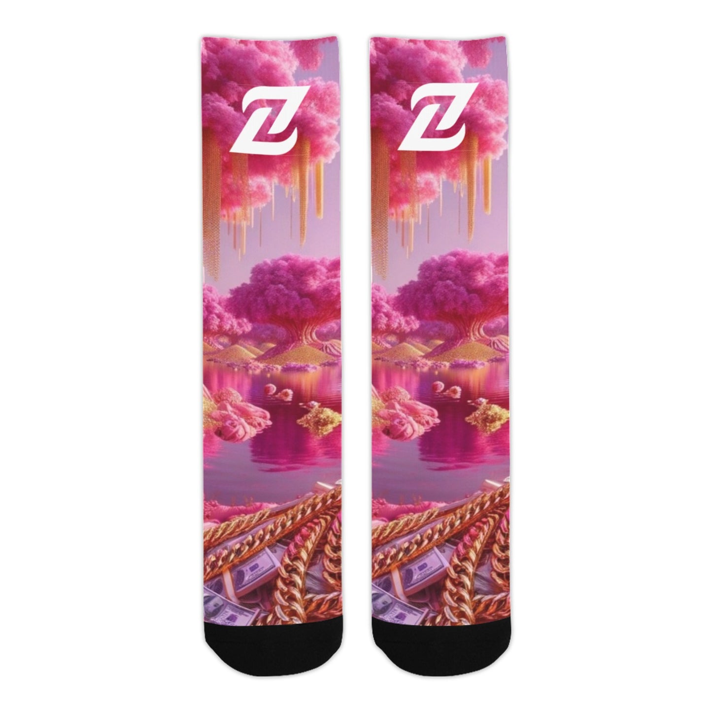 Zen Socks - Pink Money