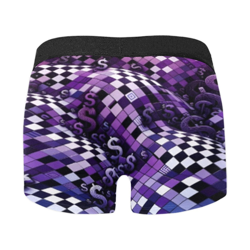 Zen Boxers - Purple Checkers