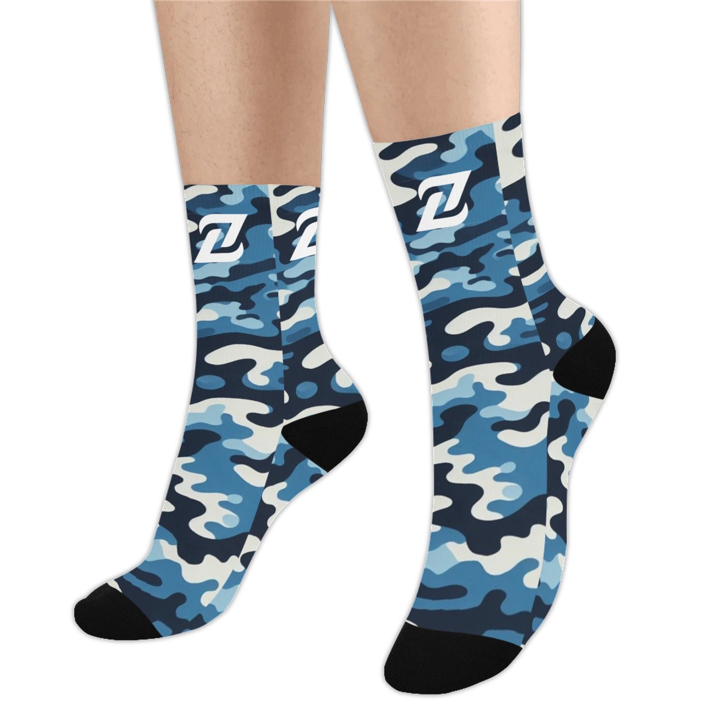 Zen Socks - Blue Camo