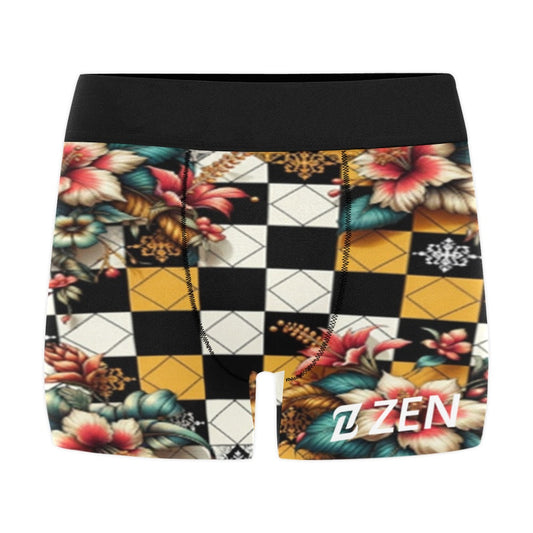 Zen Boxers - Flower Checkers