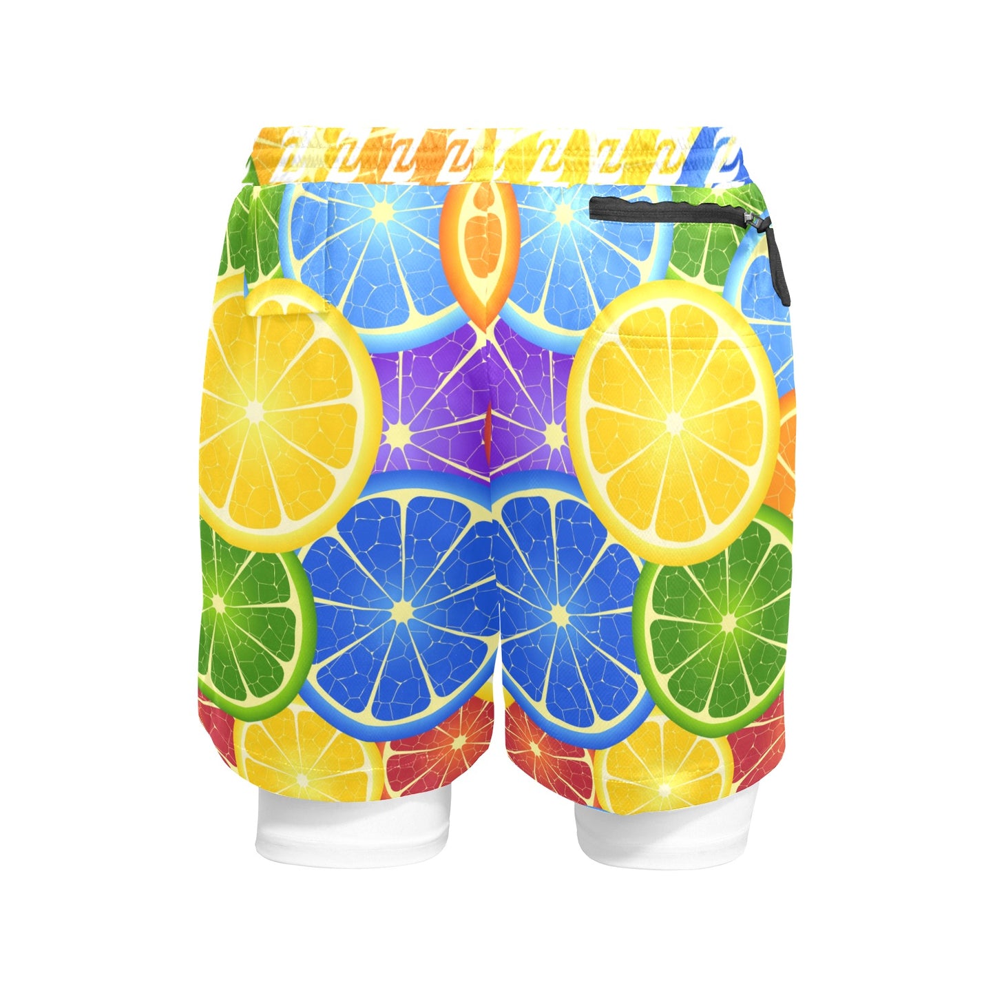 Zen Shorts with Liner - Citrus