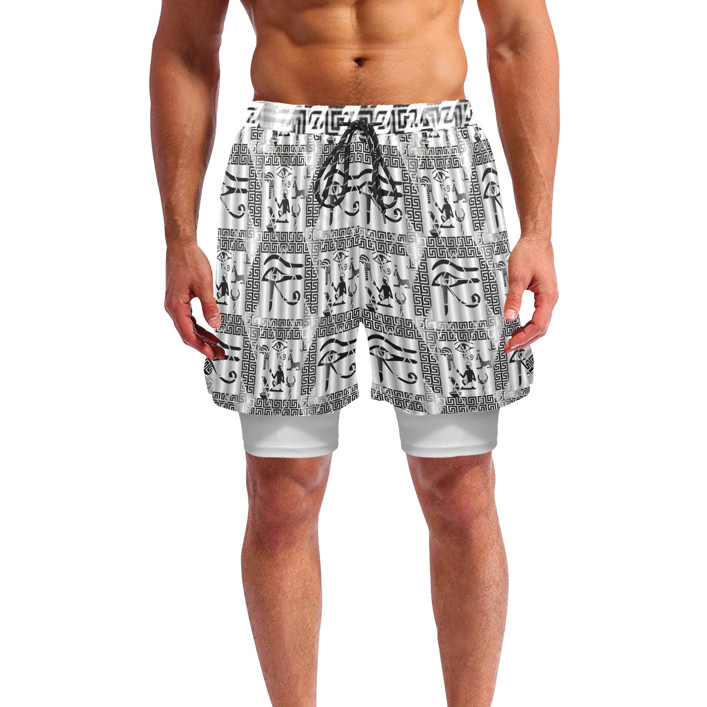 Zen Shorts with Liner - All seeing eye