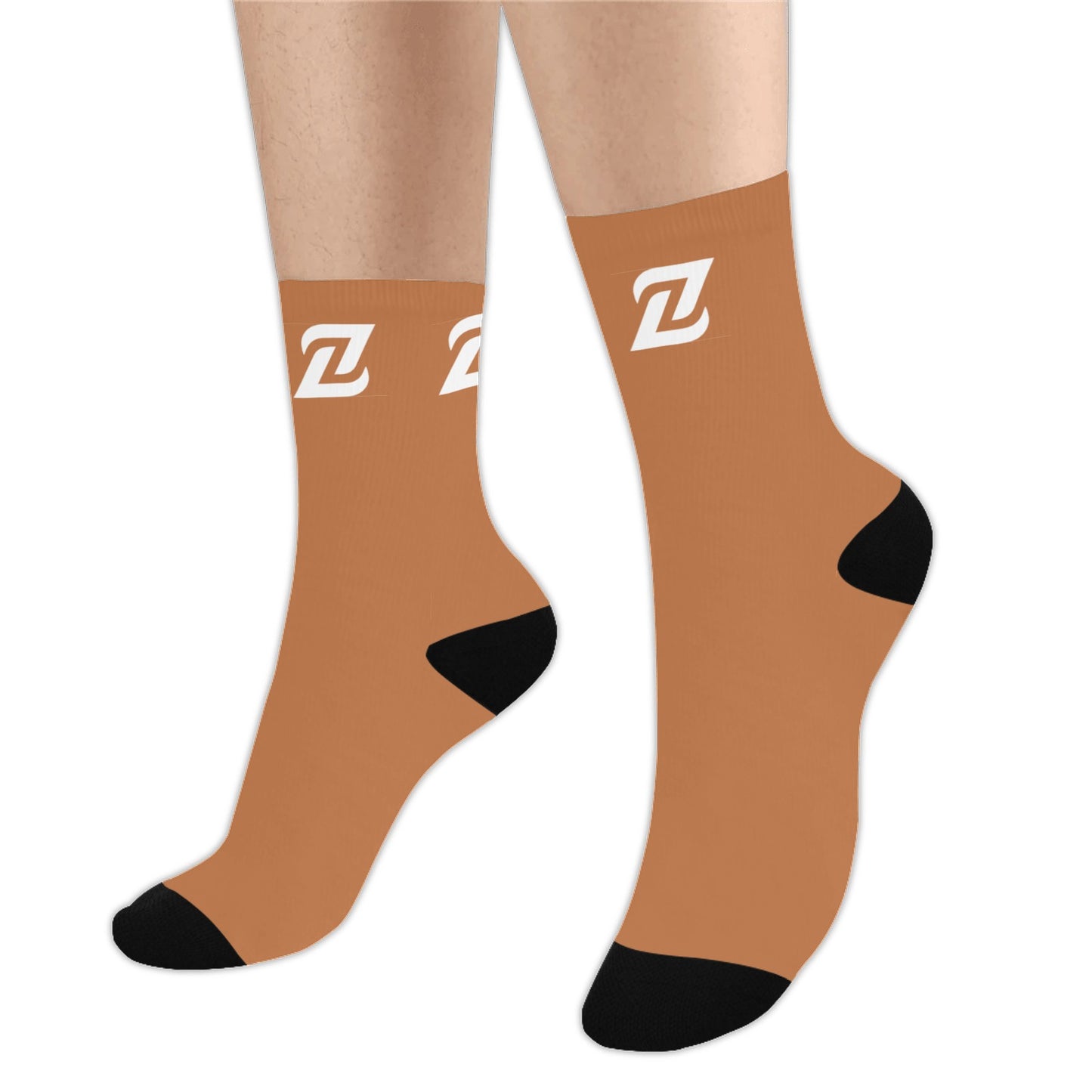 Zen Socks - Nude Brown Tan