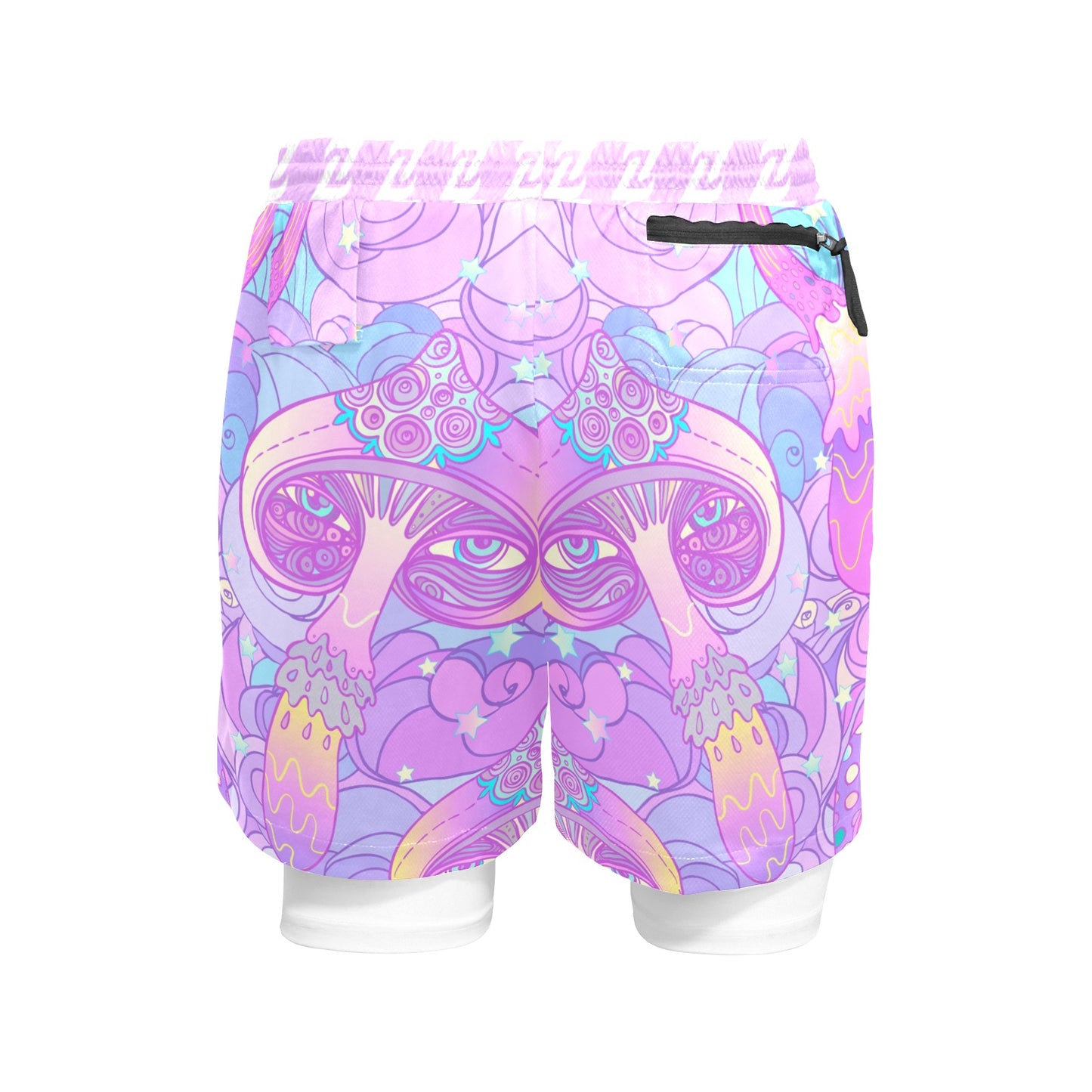 Zen Shorts with Liner - Psychedelic