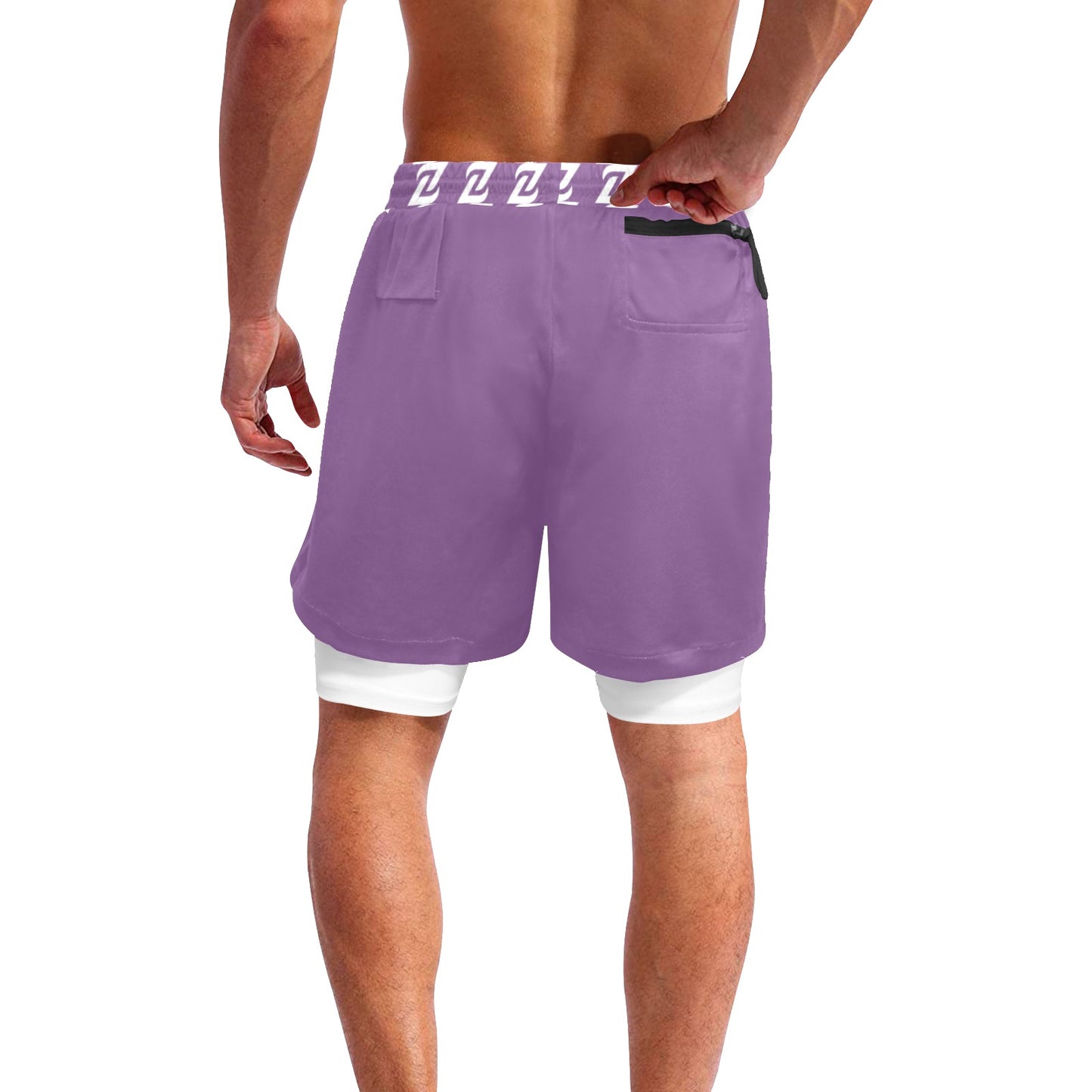 Zen Shorts with Liner - Lavender