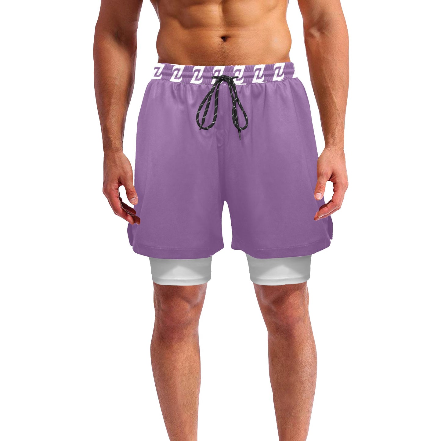 Zen Shorts with Liner - Lavender