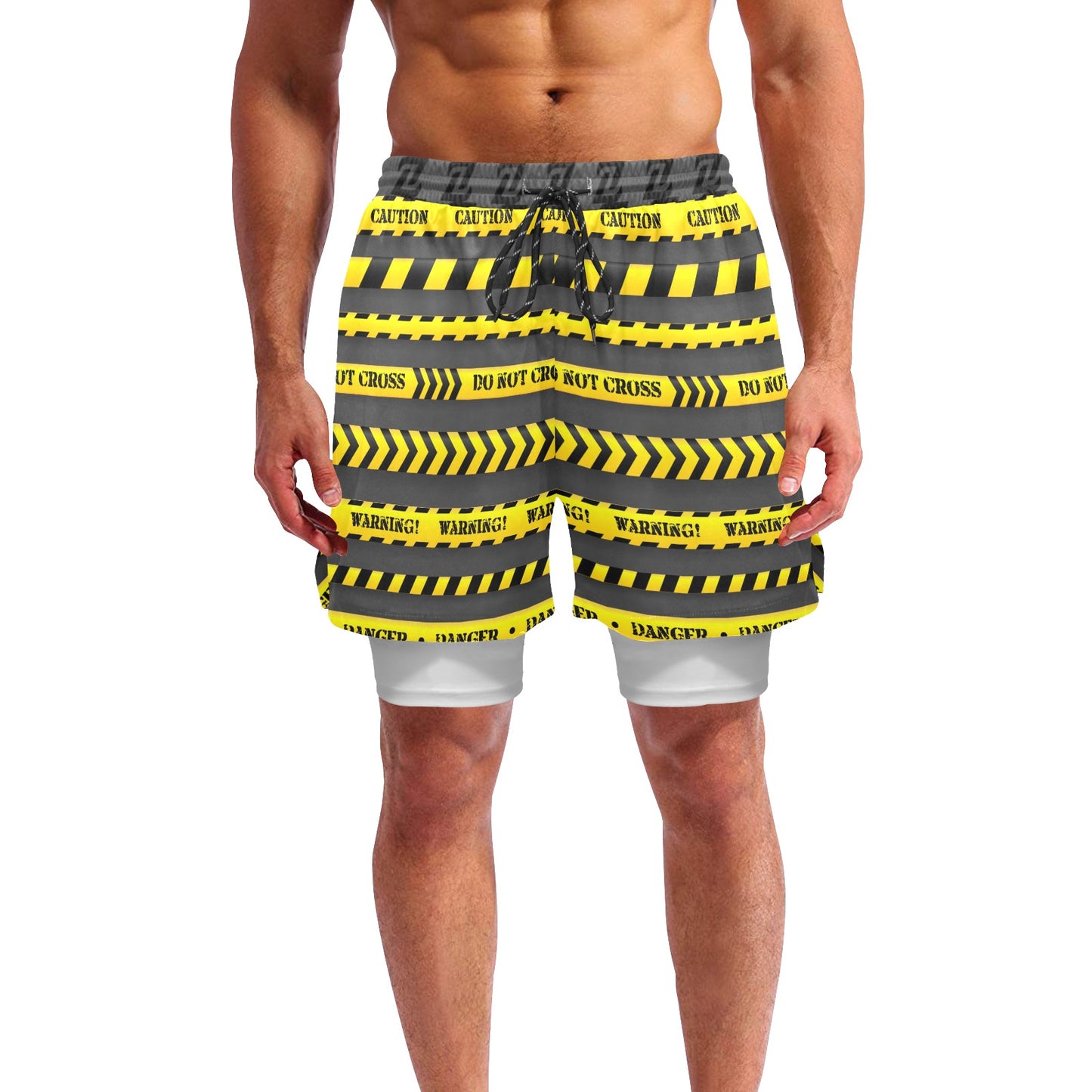 Zen Shorts with Liner - Caution