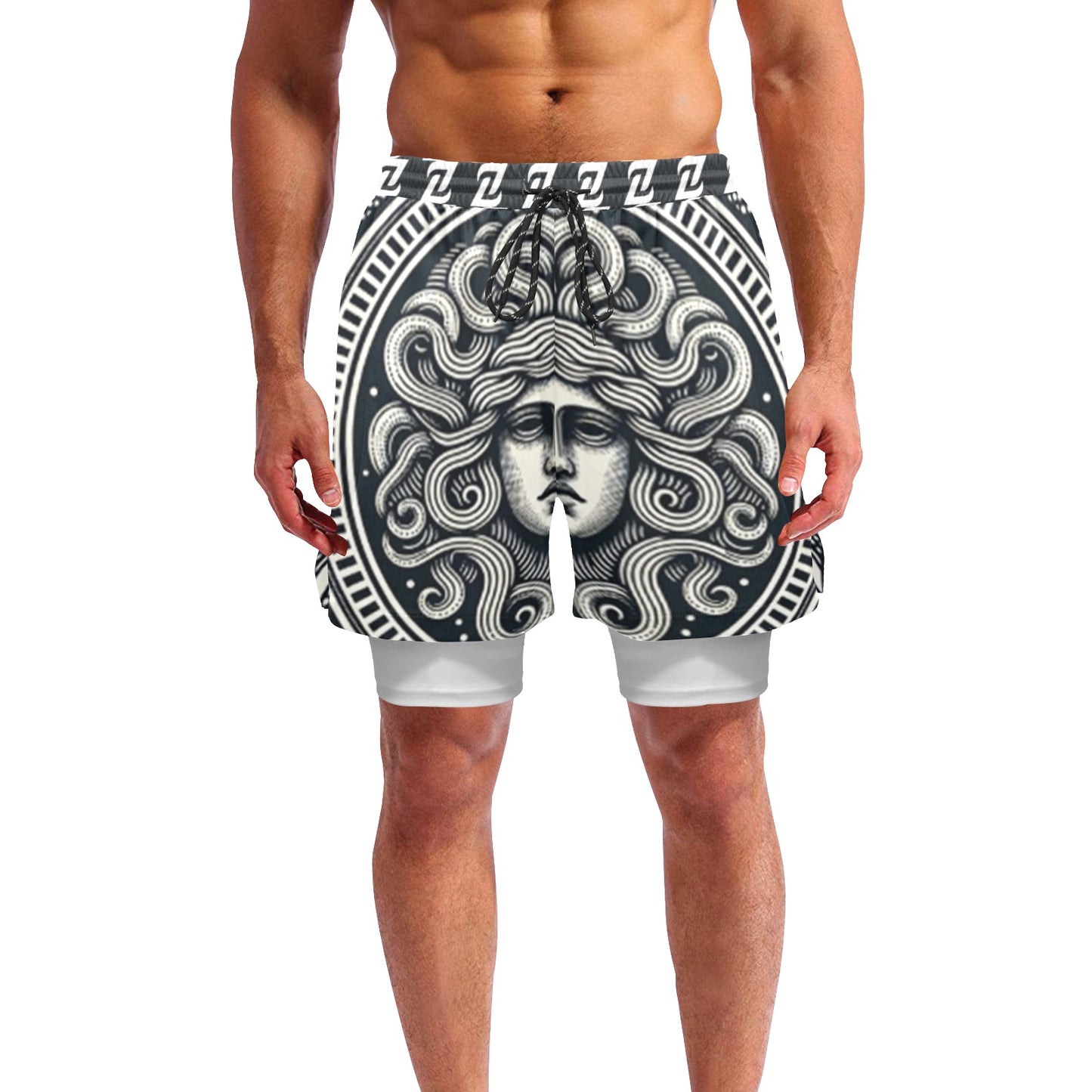 Zen Shorts with Liner - Medusa