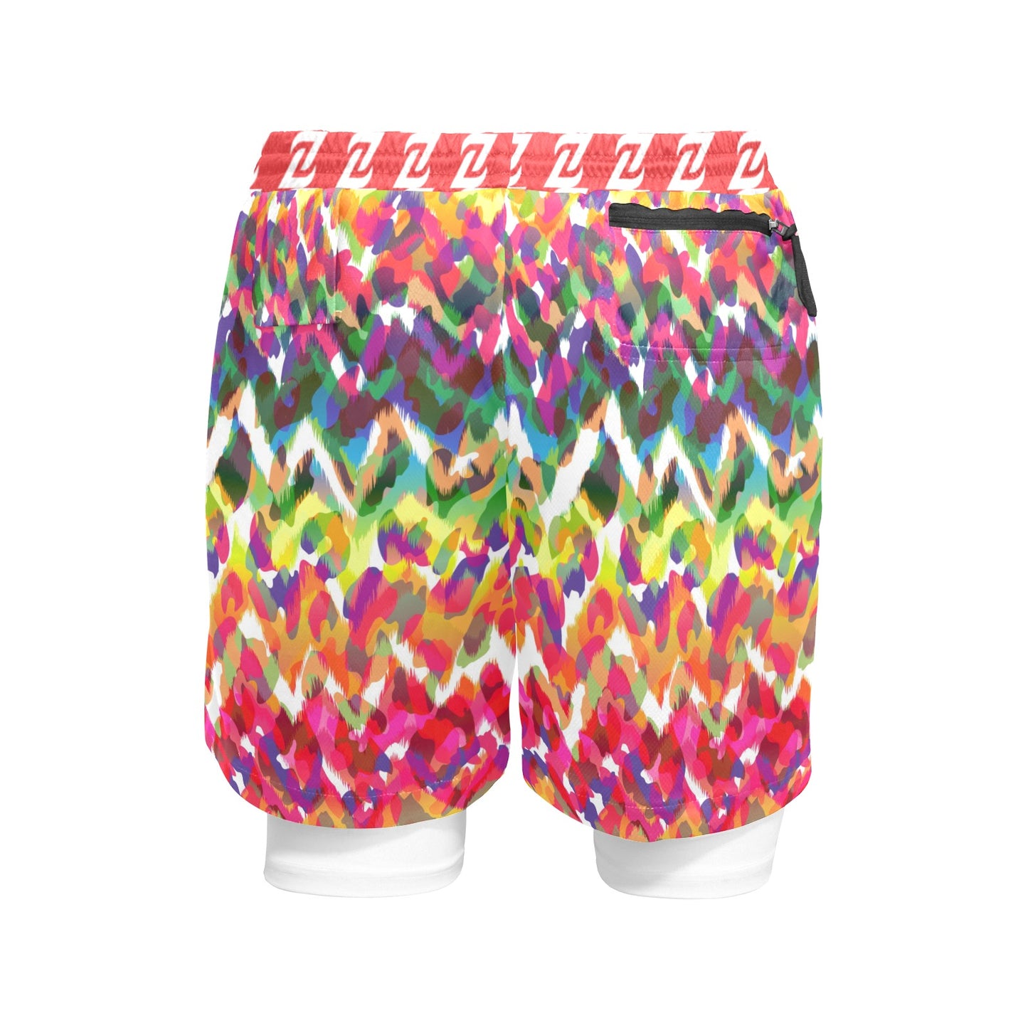 Zen Shorts with Liner - Confetti