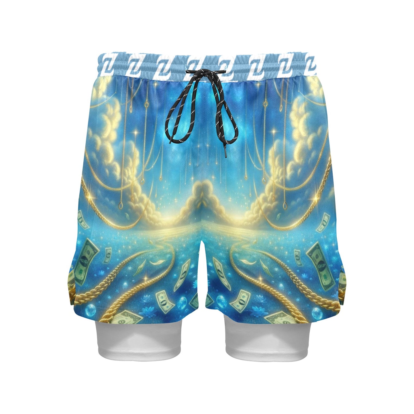 Zen Shorts with Liner - Blue Dream