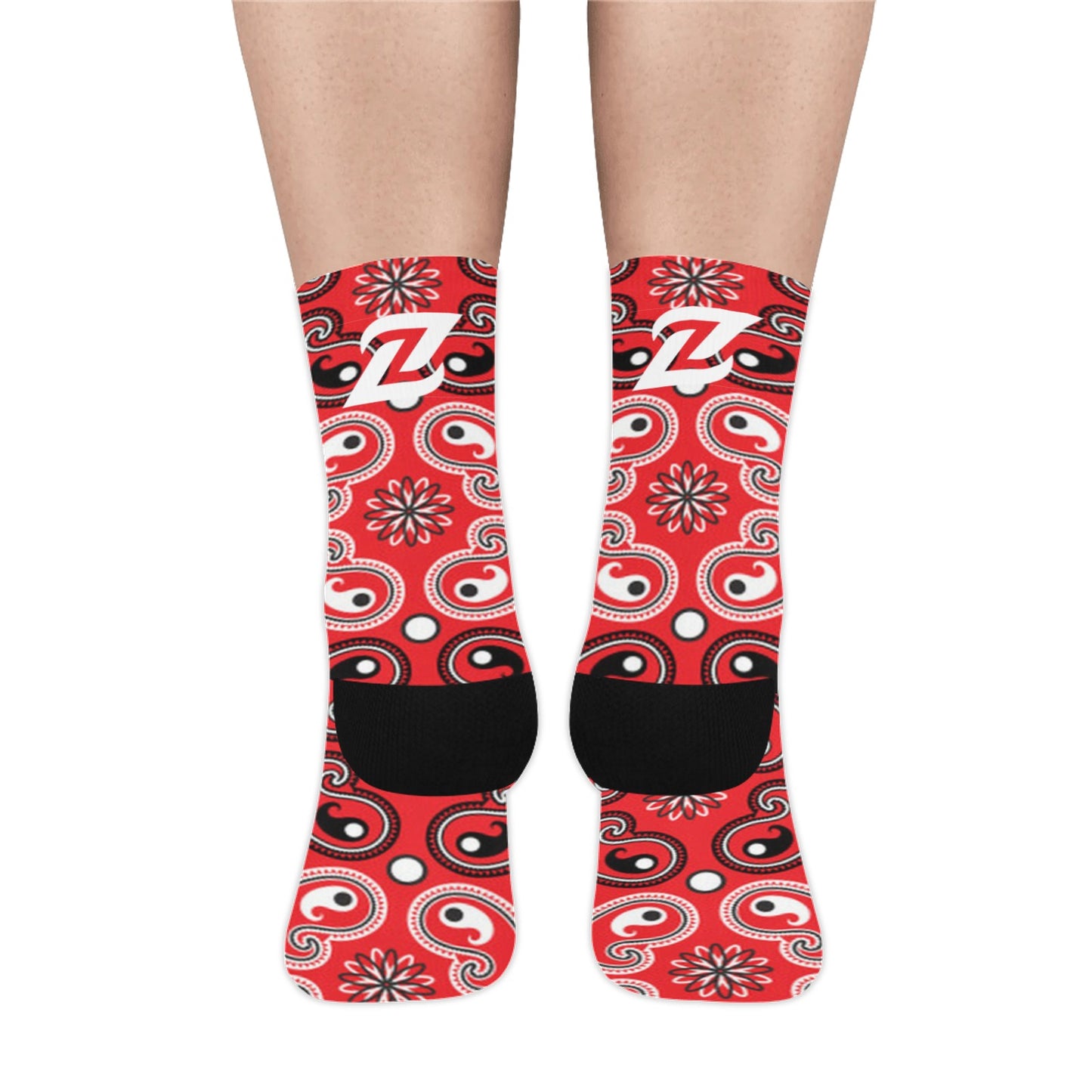 Zen Socks - Red Bandana