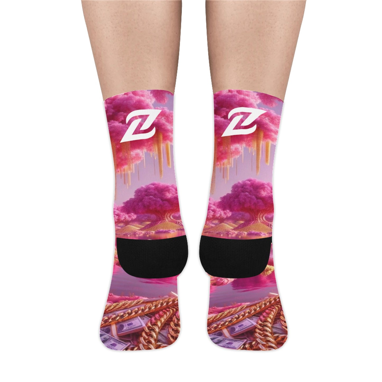 Zen Socks - Pink Money
