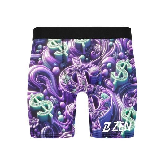 Zen Boxers Long - Purple Money