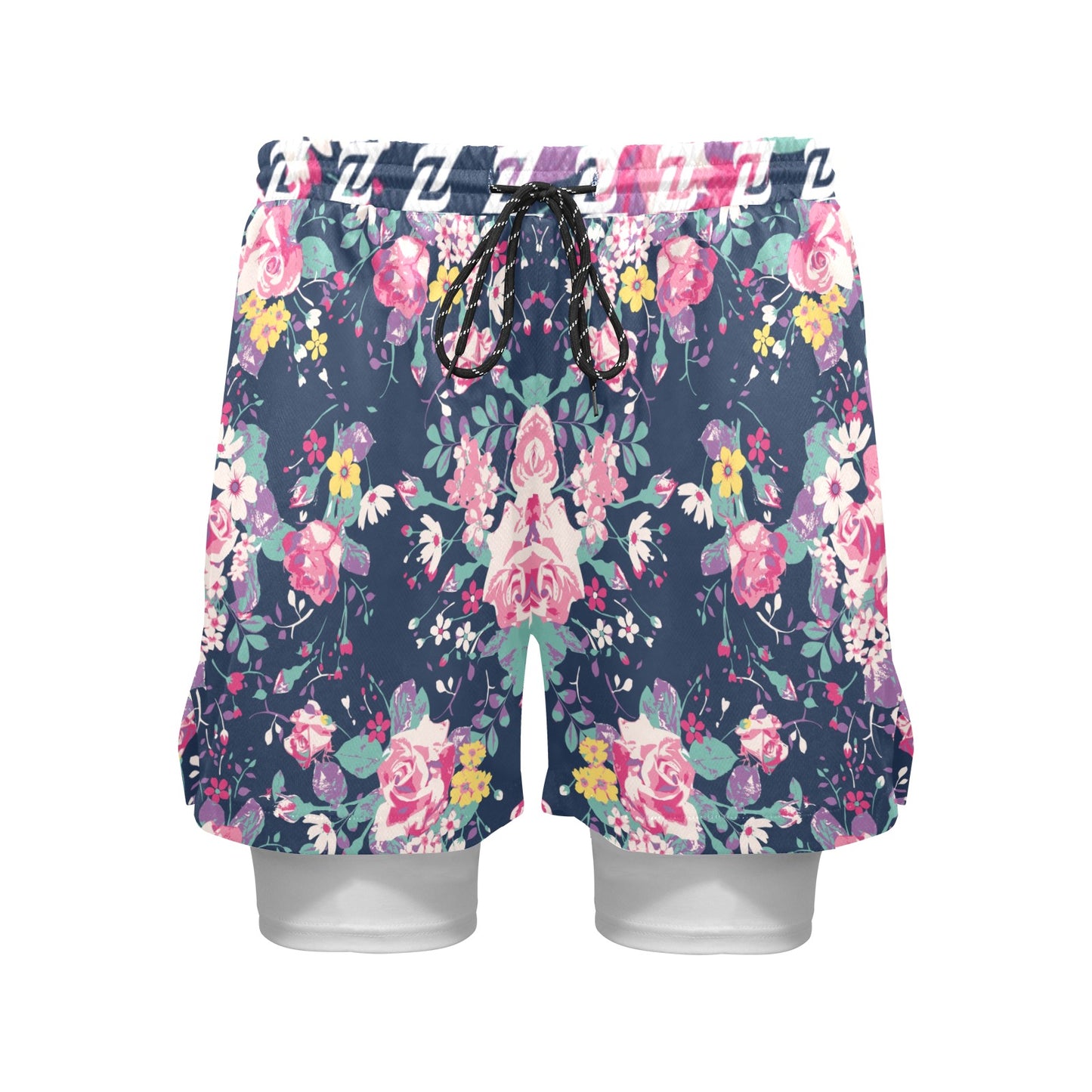 Zen Shorts with Liner - Floral