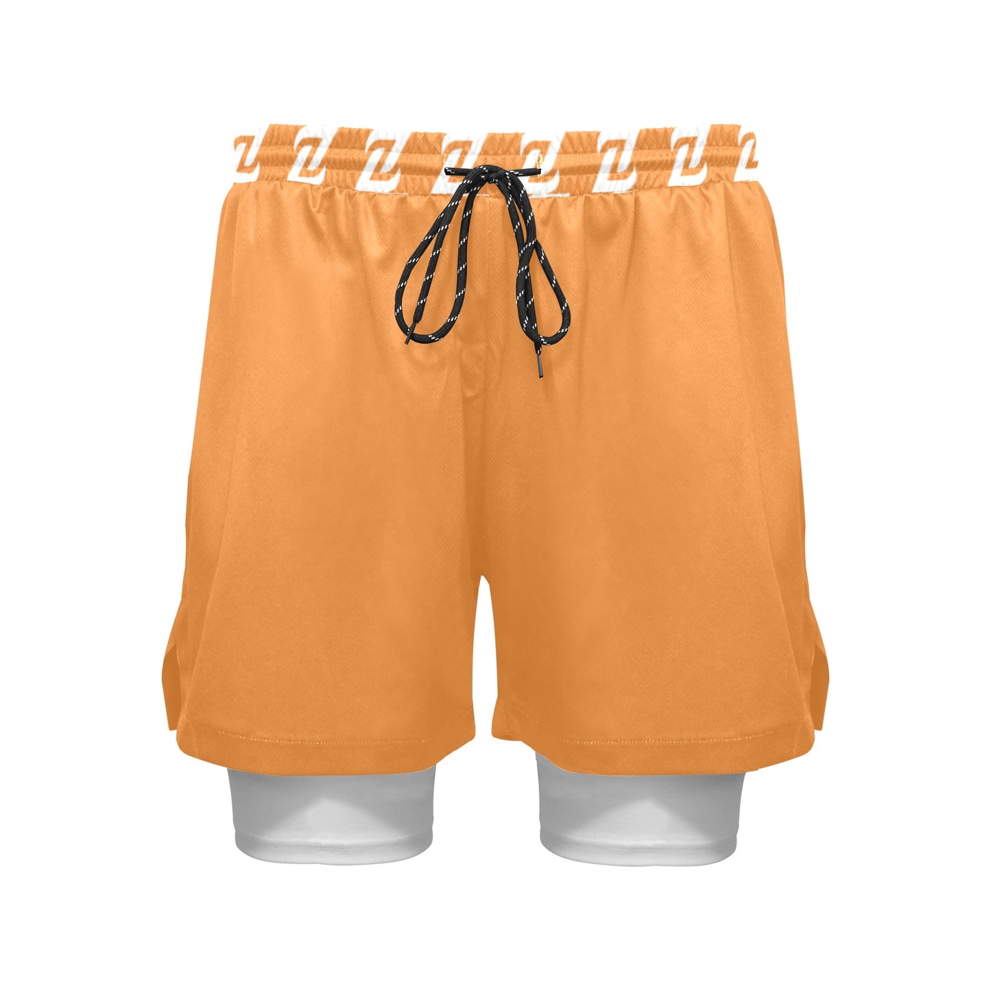 Zen Shorts with Liner - Zen Orange