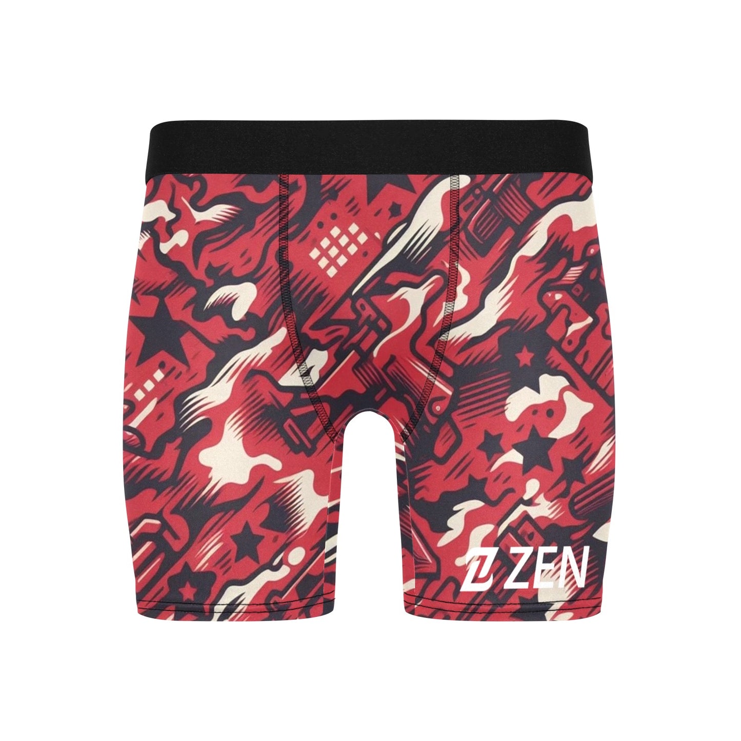Zen Boxers Long - Red Camo
