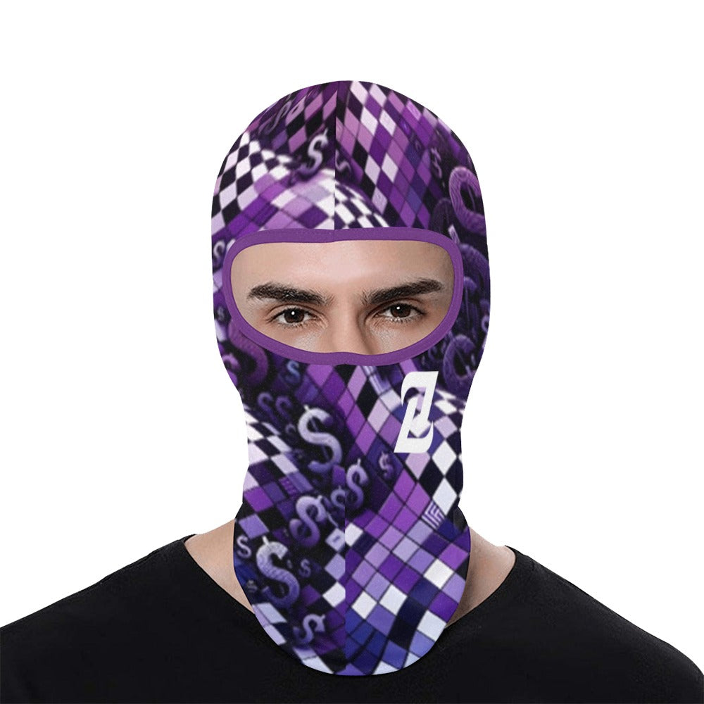Zen Mask - Purple Checkers