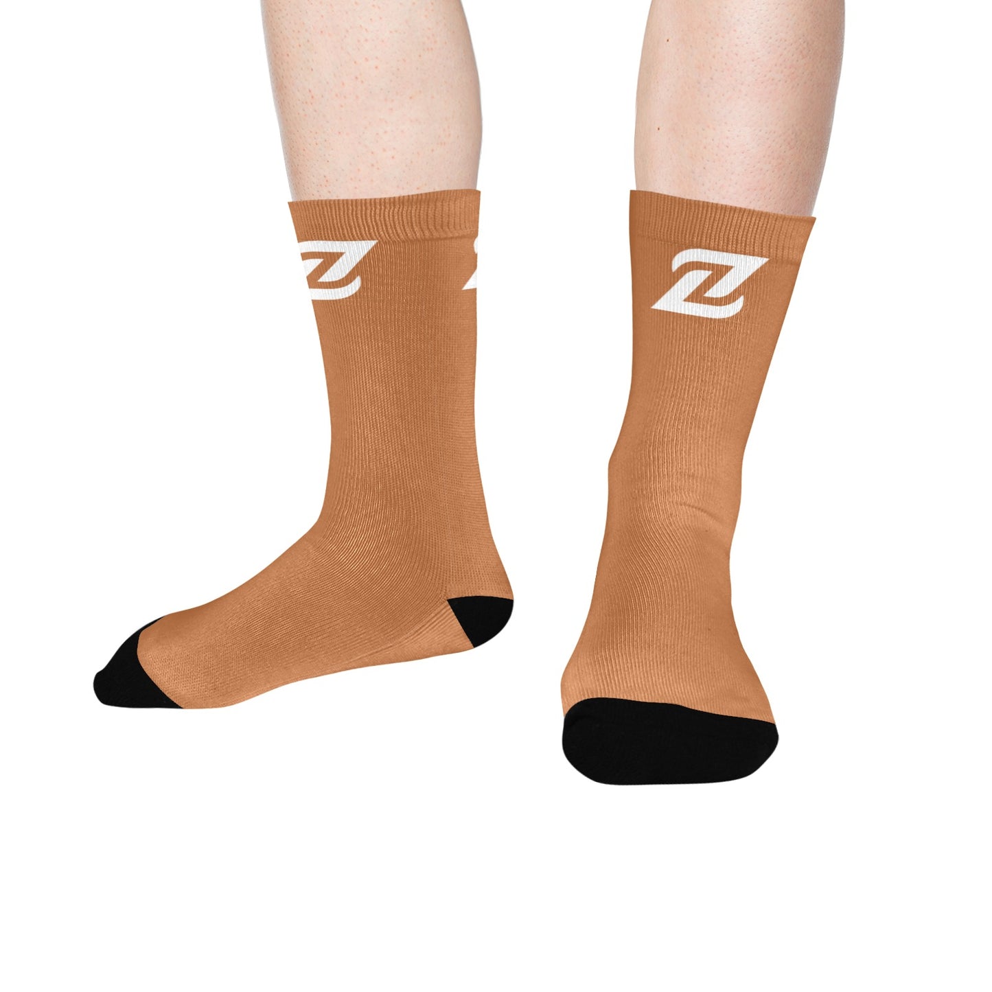Zen Socks - Nude Brown Tan