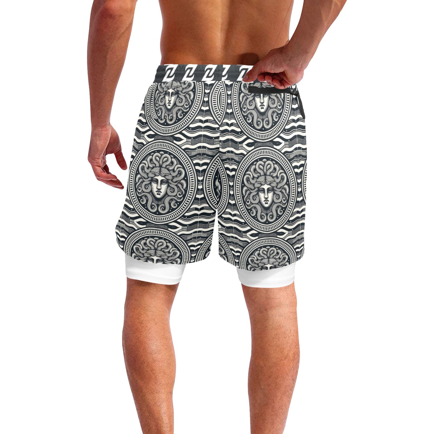 Zen Shorts with Liner - Medusa 1