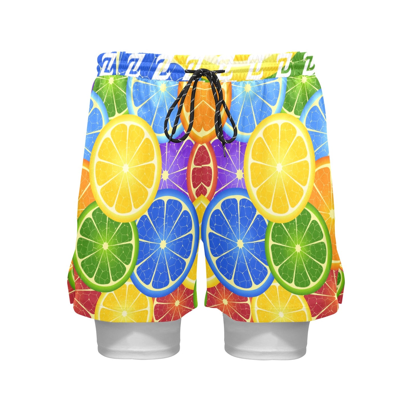Zen Shorts with Liner - Citrus