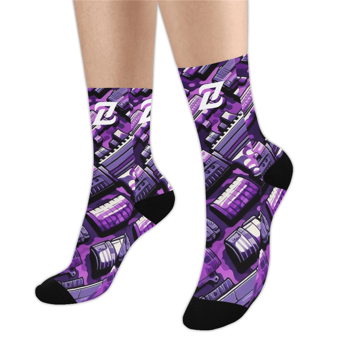 Zen Socks - Purple Camo