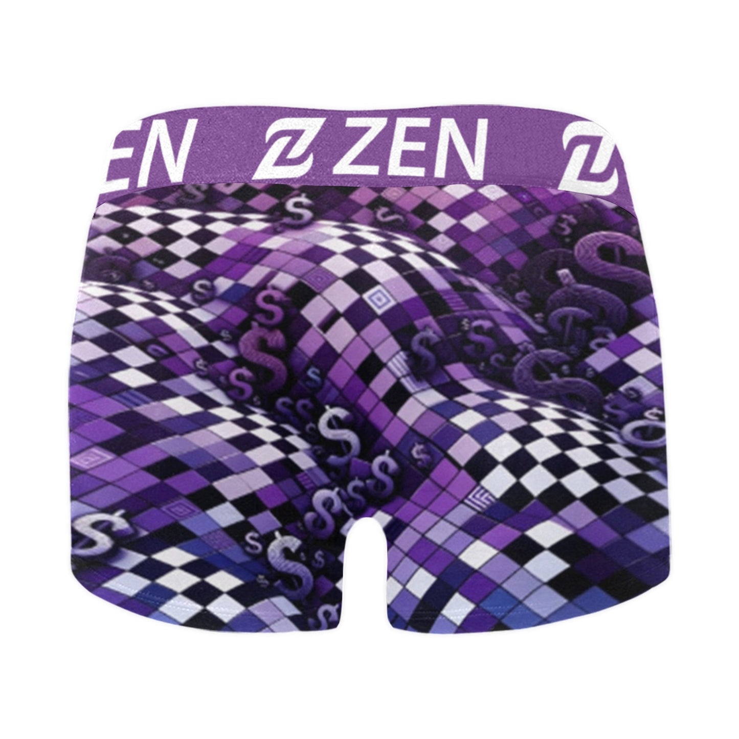 Zen Waistband - Purple Checkers