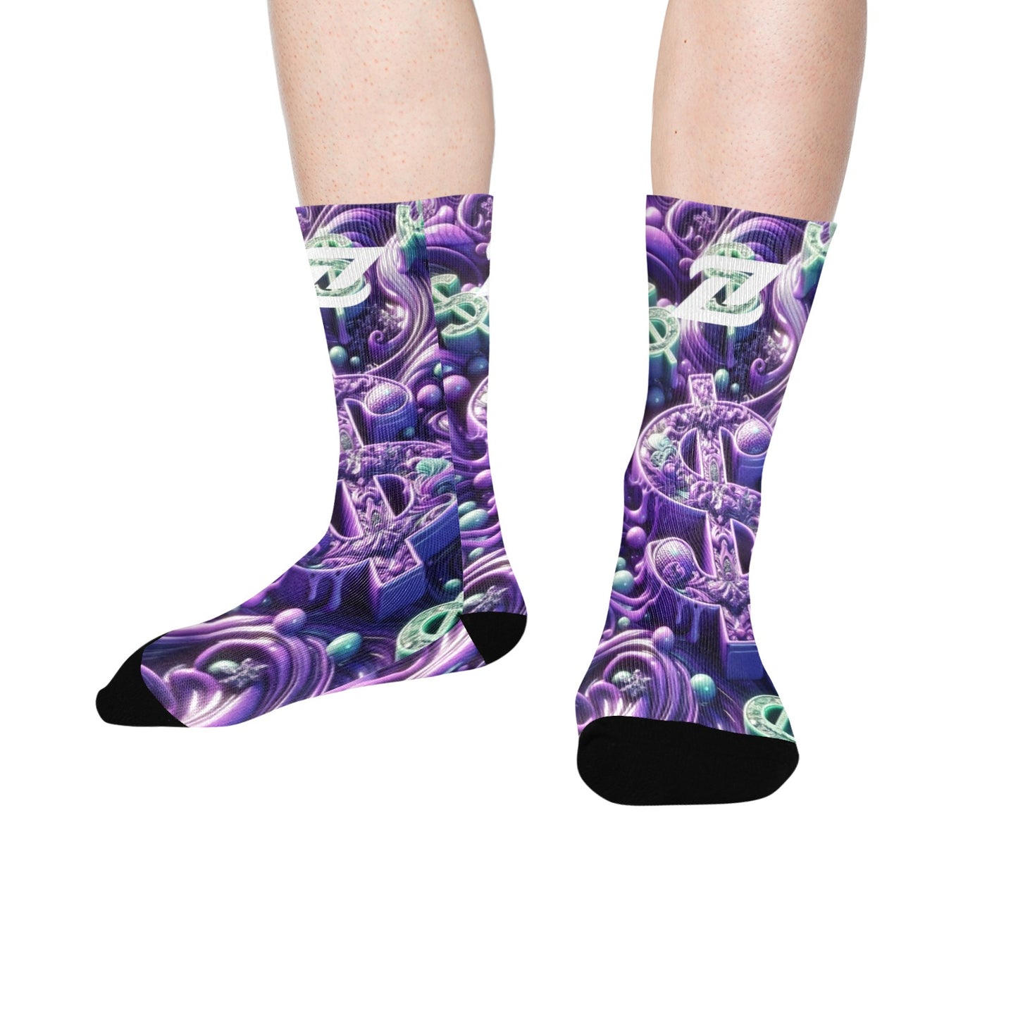 Zen Socks - Purple Money
