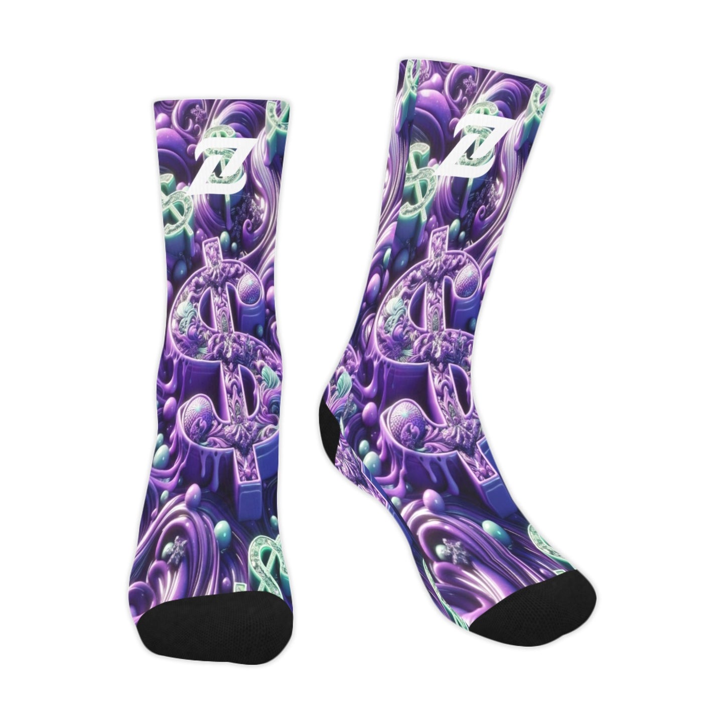Zen Socks - Purple Money