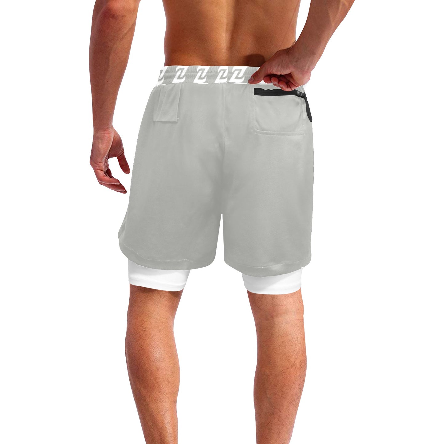 Zen Shorts with Liner - Zen Gray