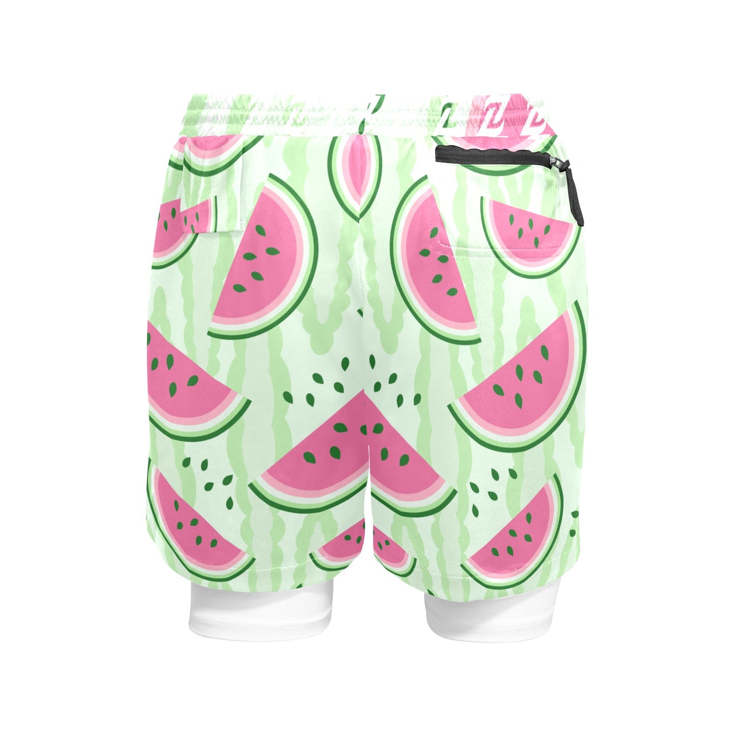 Zen Shorts with Liner - Watermelon