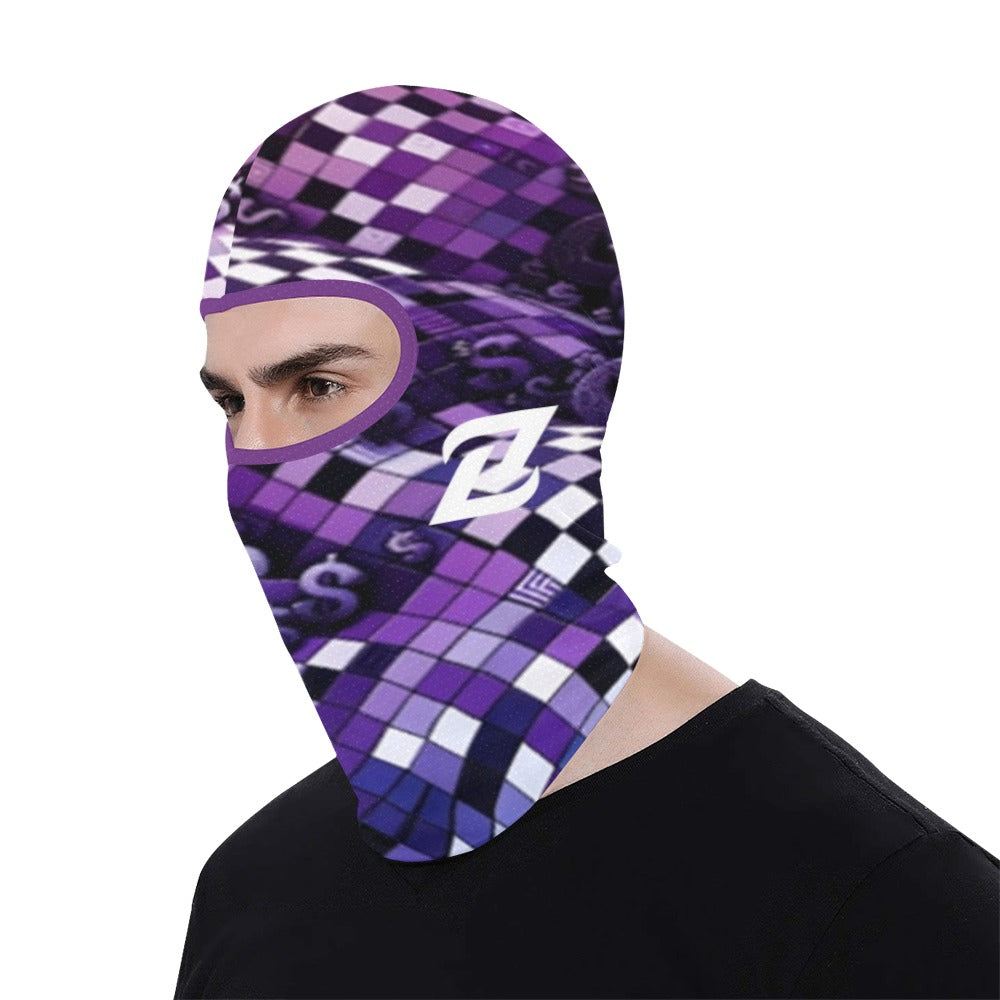 Zen Mask - Purple Checkers