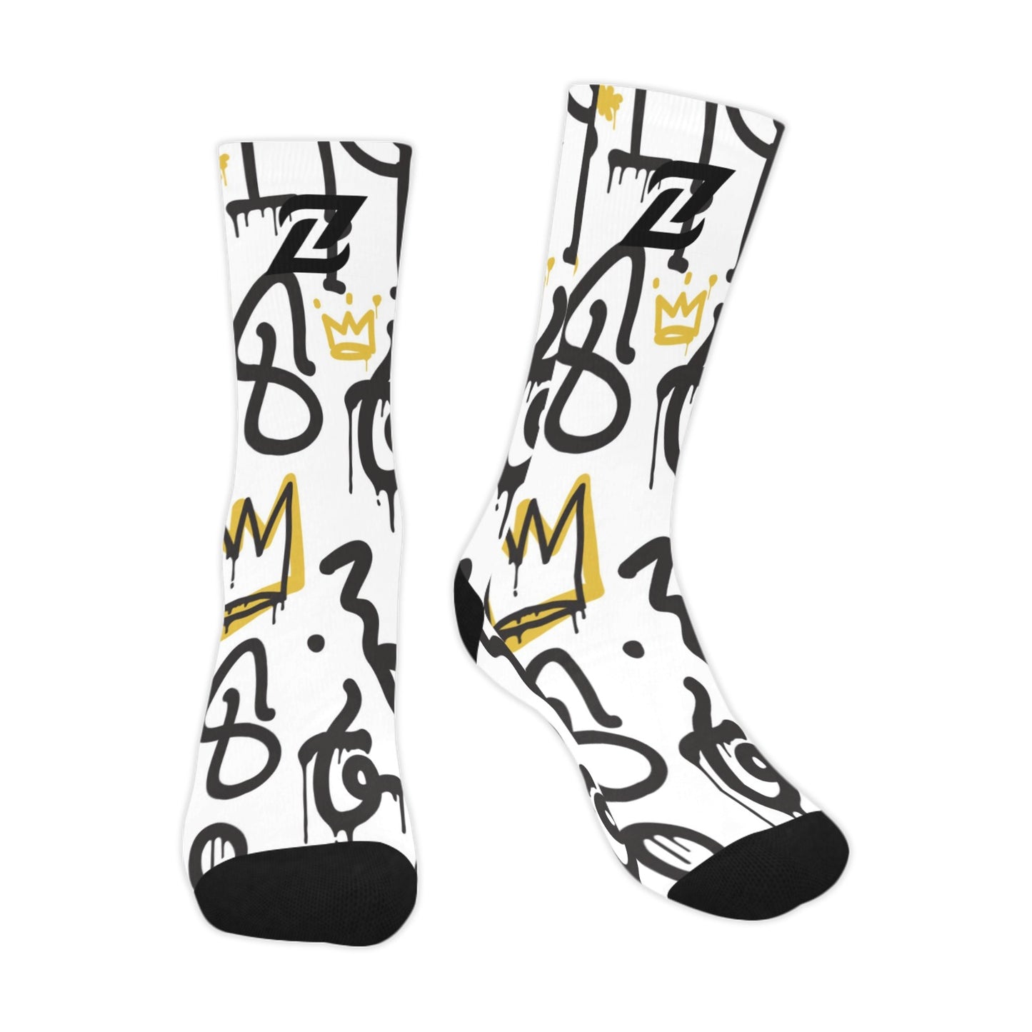 Zen Socks - Diamond Scribble