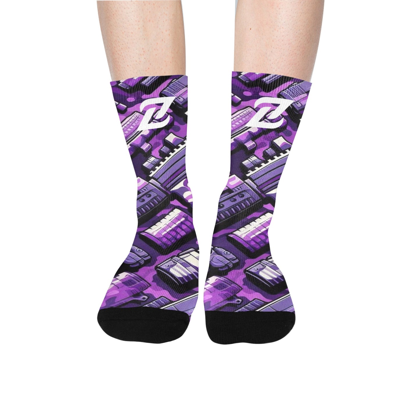 Zen Socks - Purple Camo