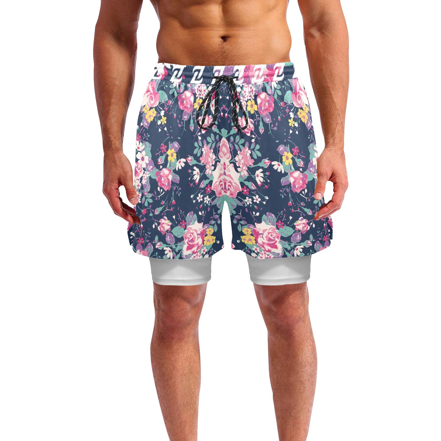 Zen Shorts with Liner - Floral