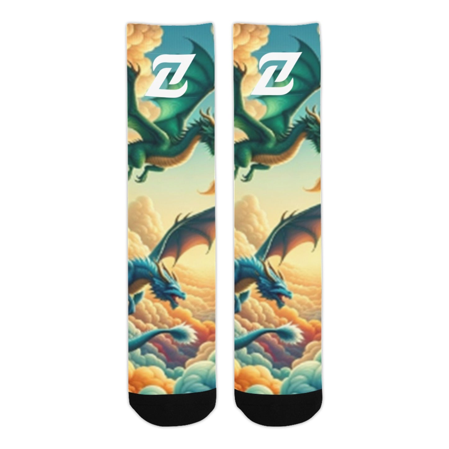 Zen Socks - Dragon Sky