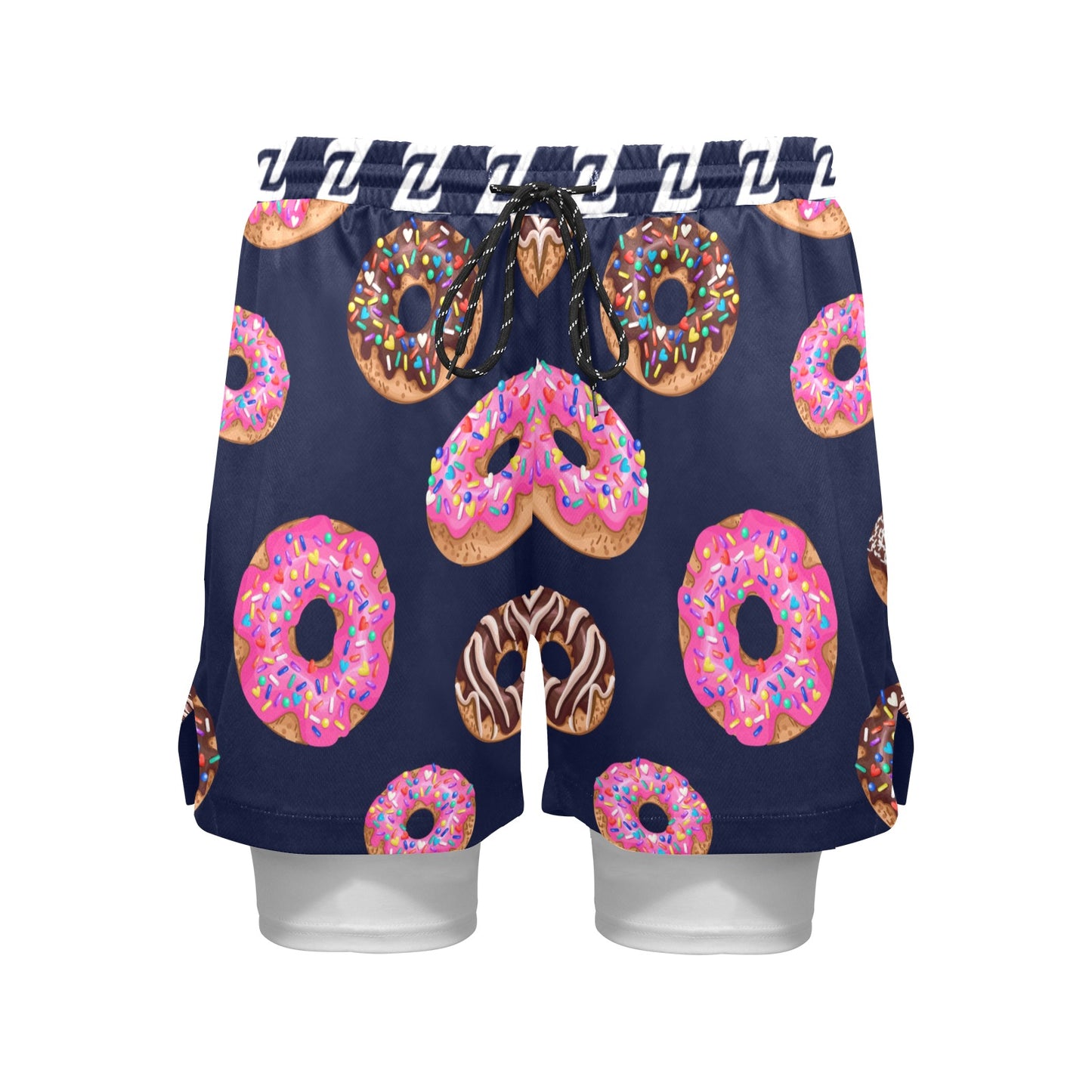 Zen Shorts with Liner - Donuts