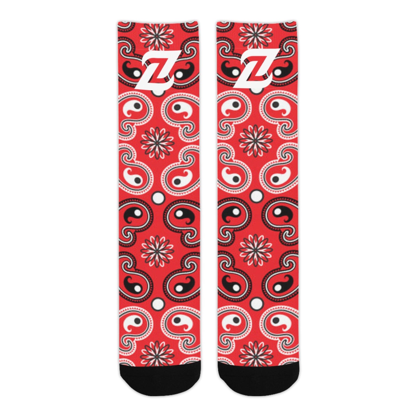 Zen Socks - Red Bandana