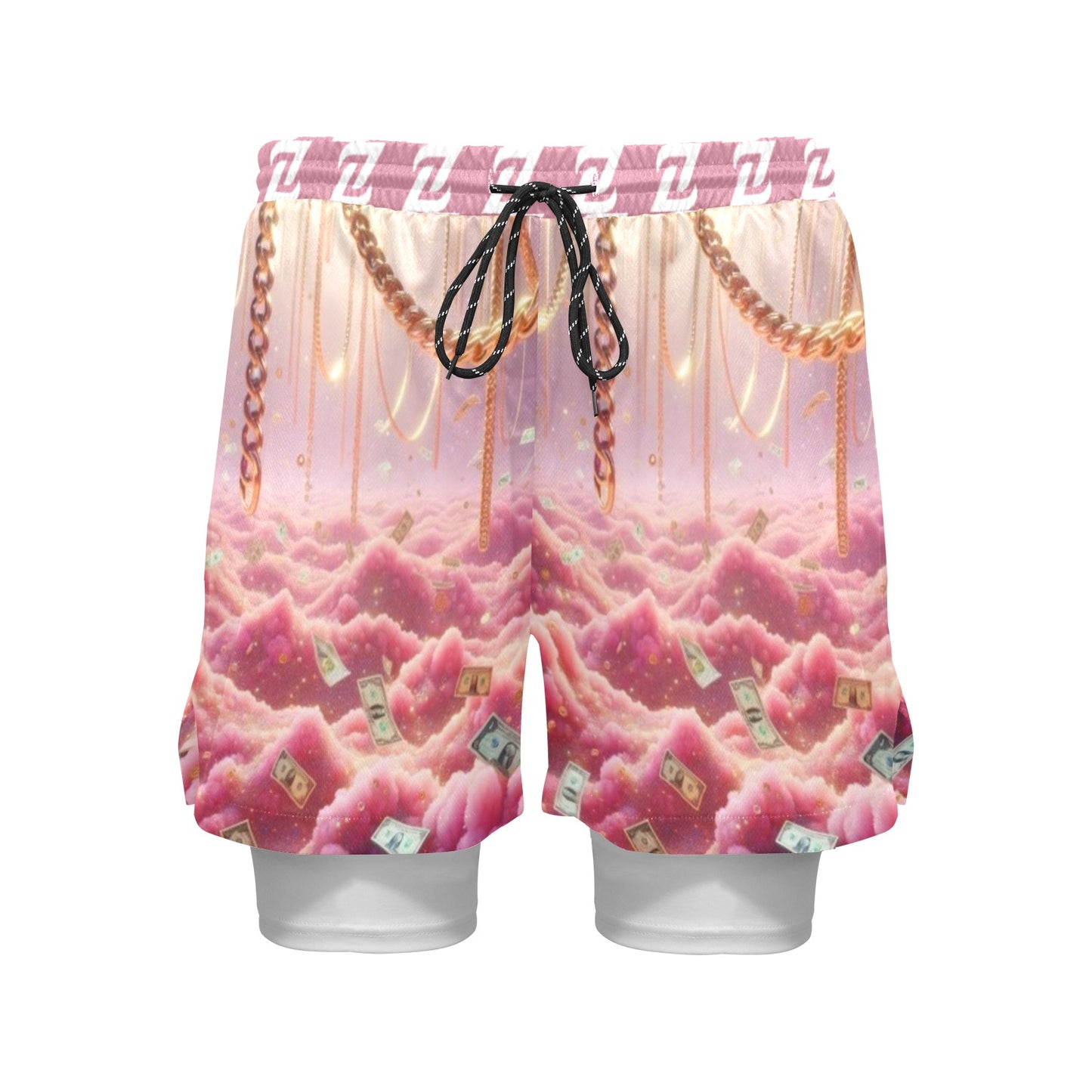 Zen Shorts with Liner - Pink Dream